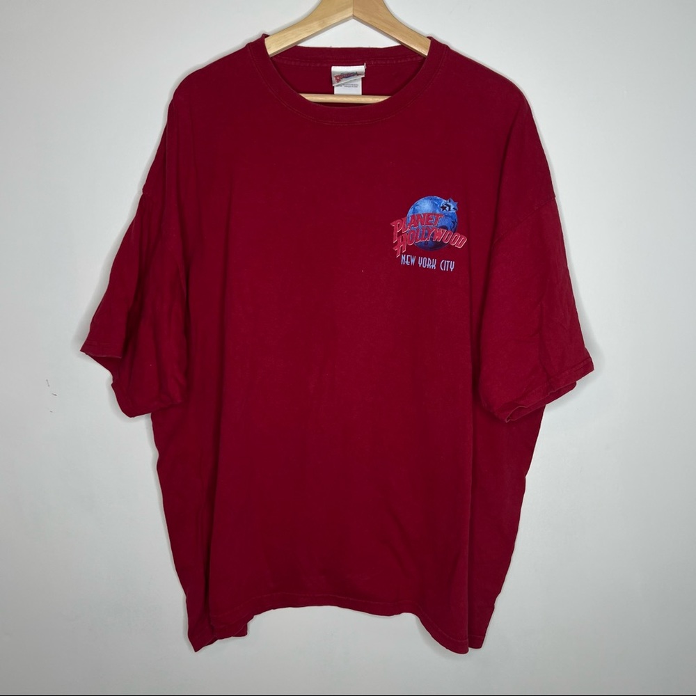 *RARE* Vintage 90s Planet Hollywood New York tshirt 2xl